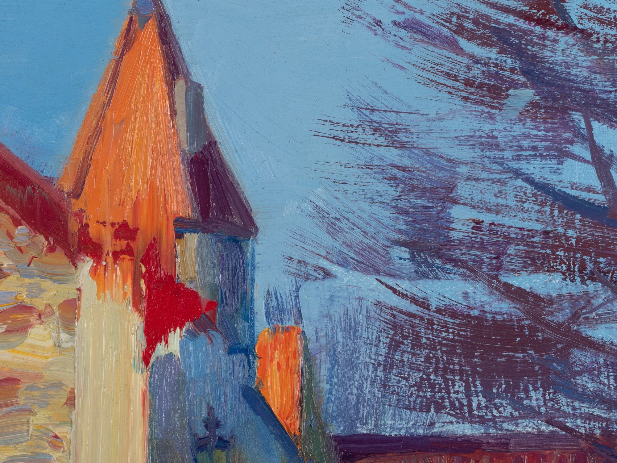 Linnavaade kevadvalguses