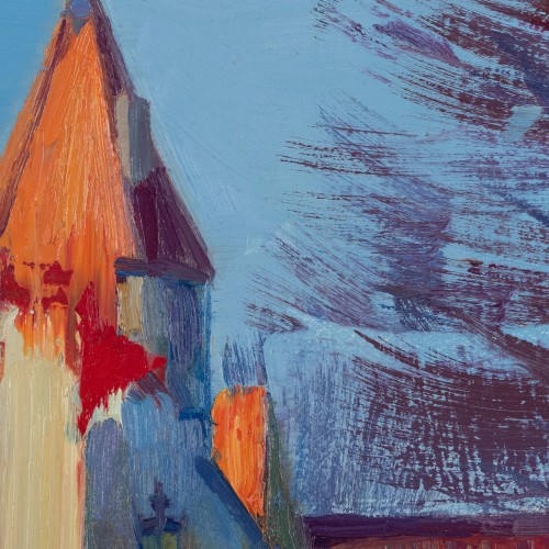 Linnavaade kevadvalguses