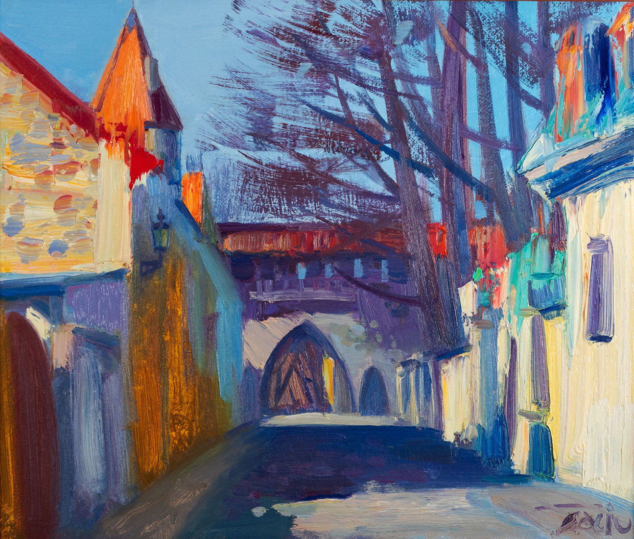 Linnavaade kevadvalguses