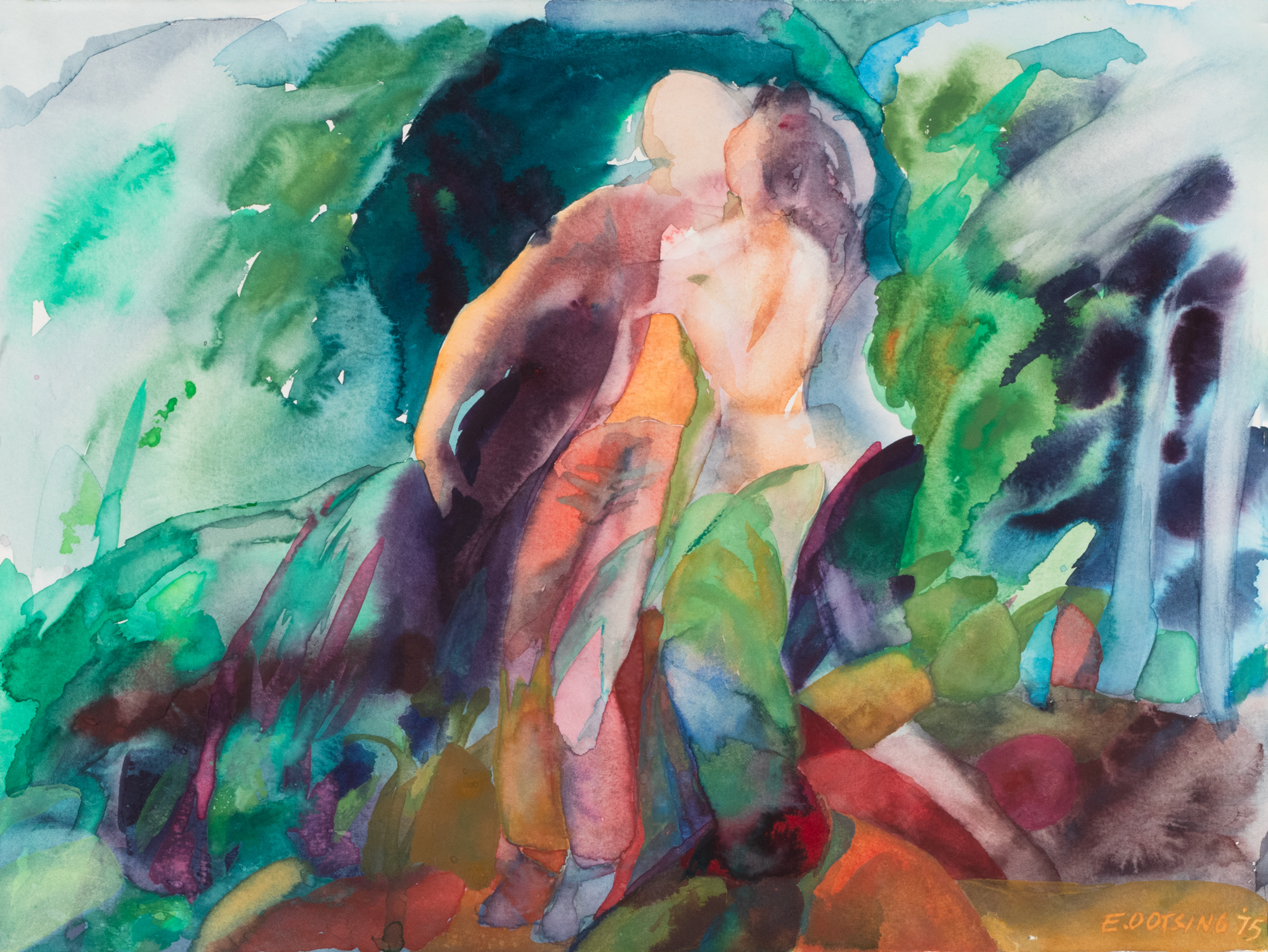 Etüüd suudlejatega