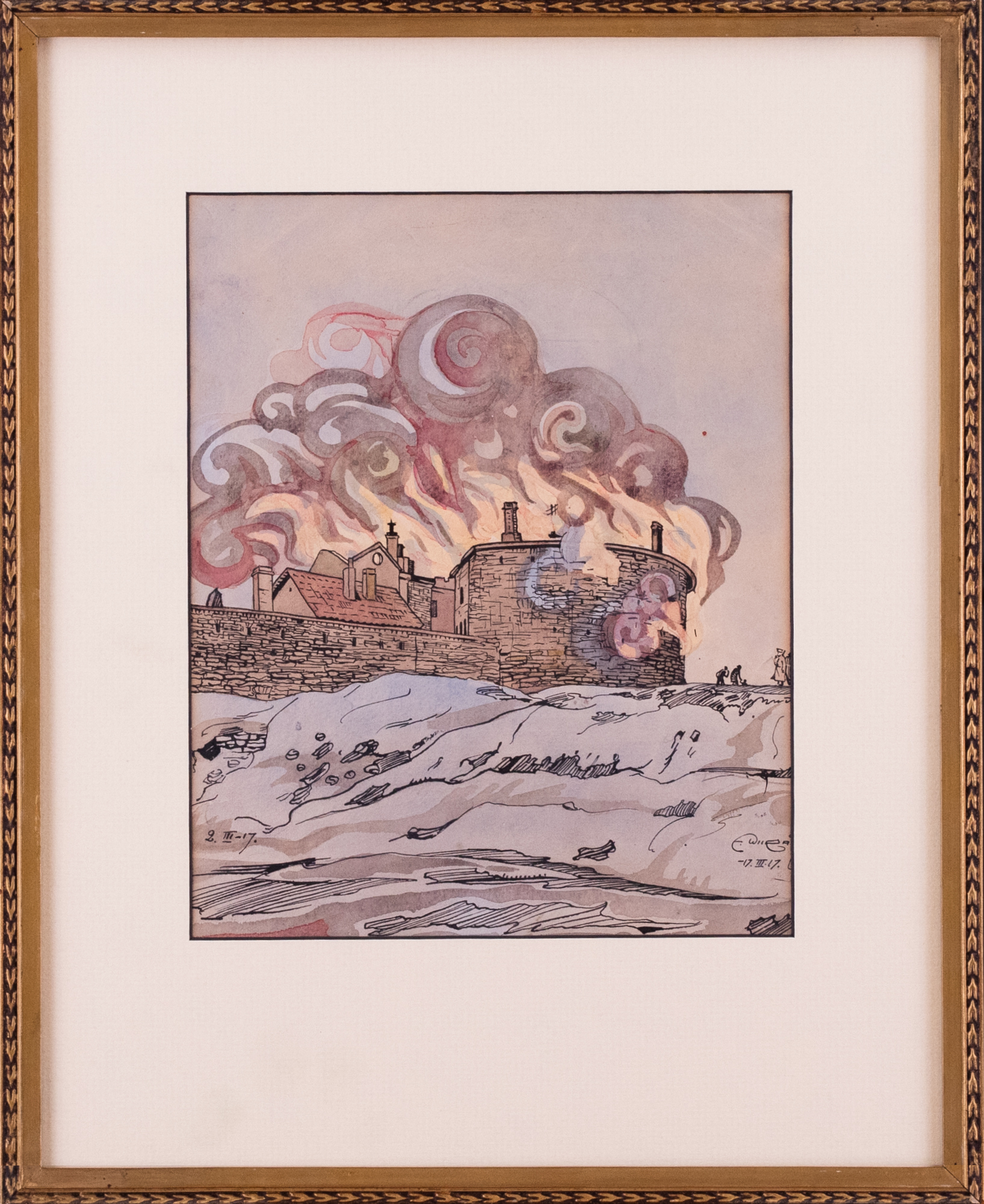 Paksu Margareeta põlemine