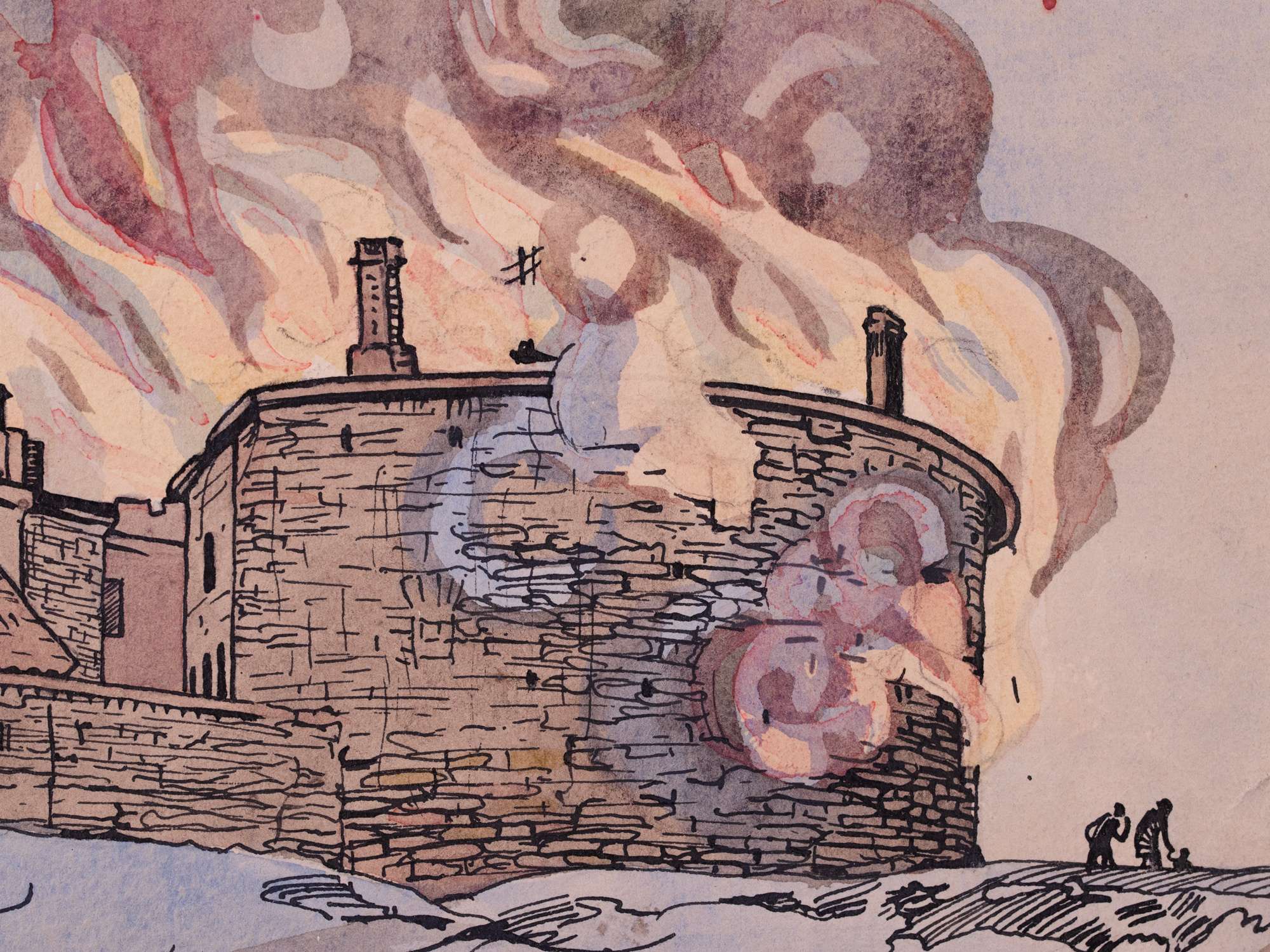 Paksu Margareeta põlemine