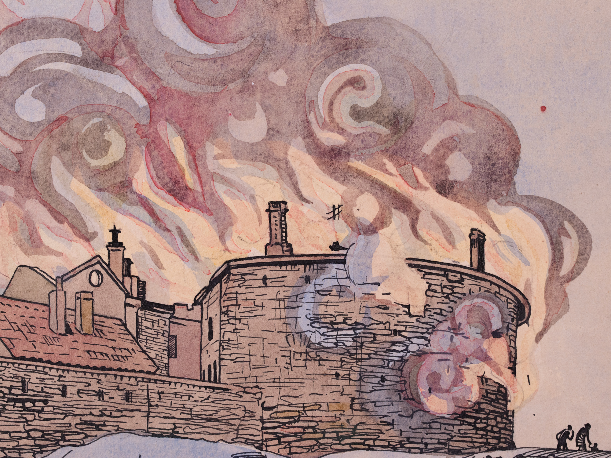 Paksu Margareeta põlemine