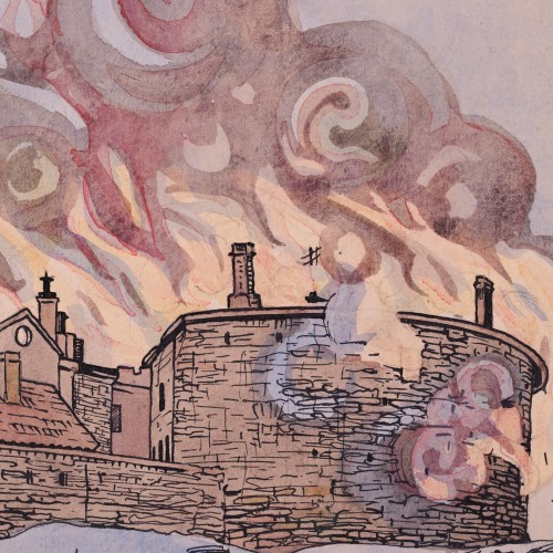 Paksu Margareeta põlemine