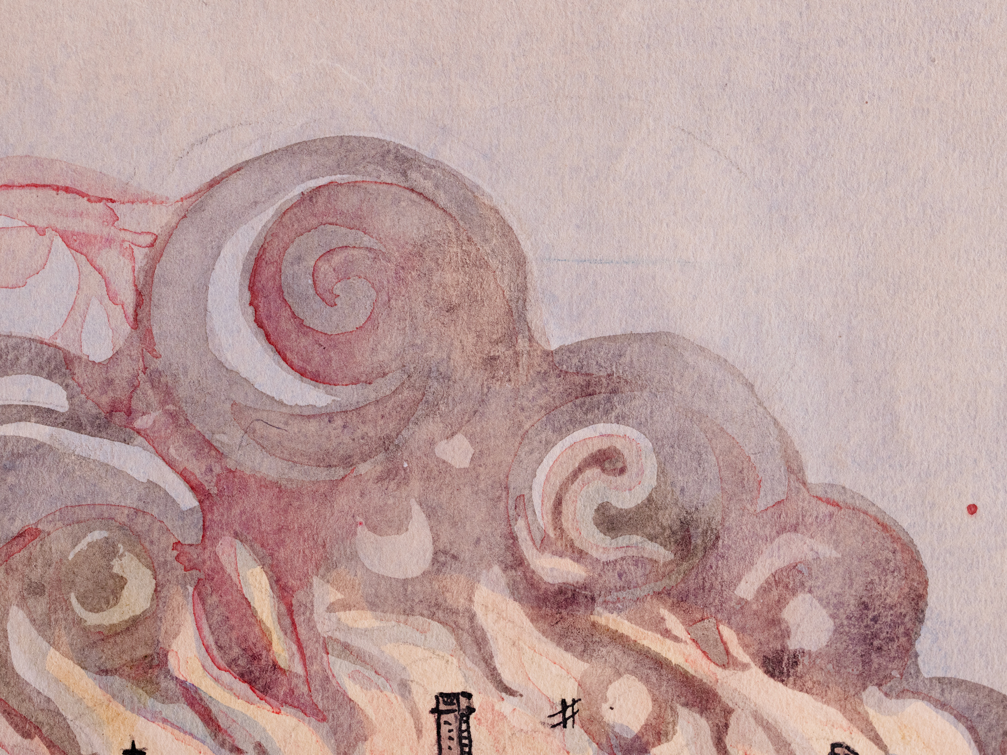 Paksu Margareeta põlemine