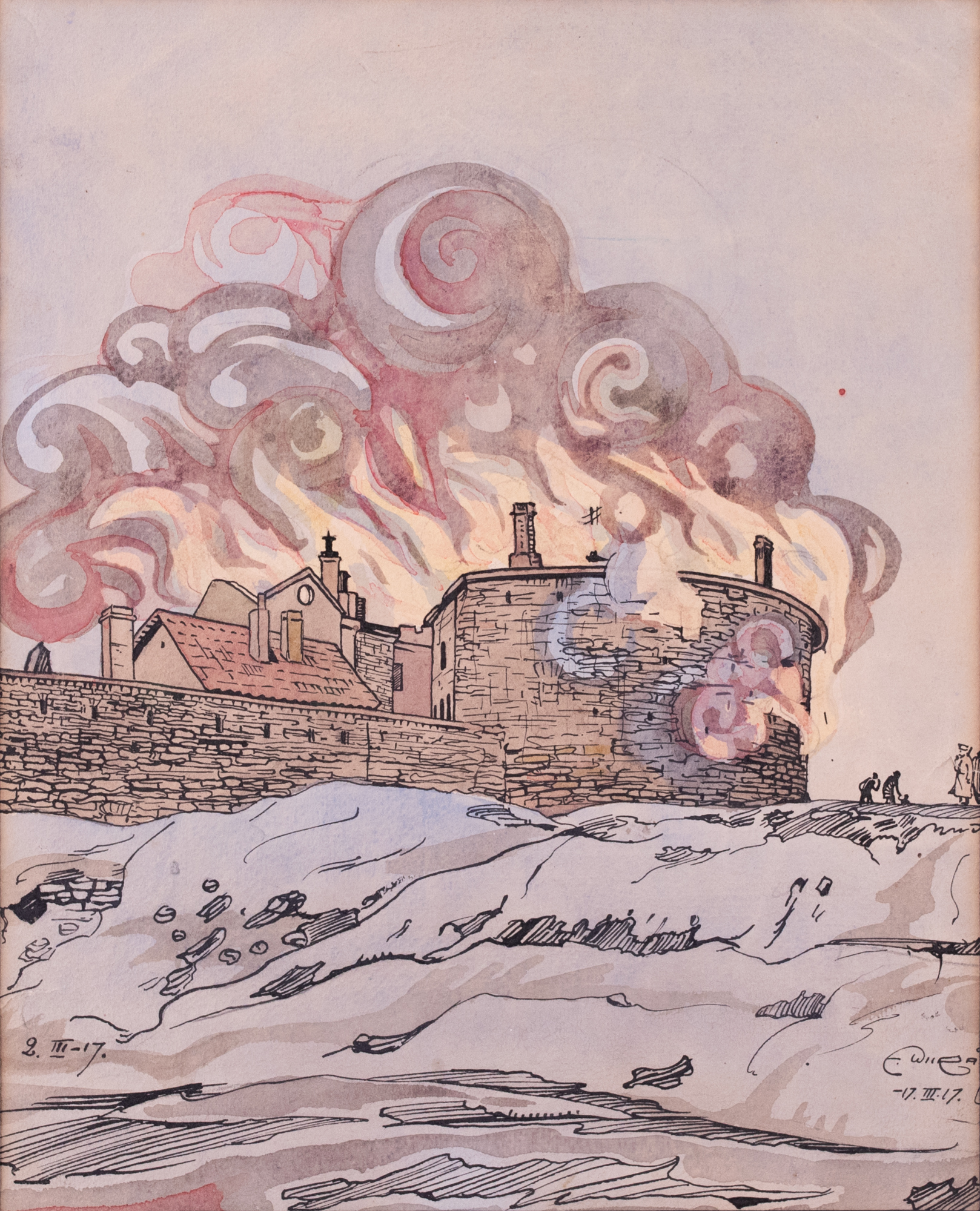 Paksu Margareeta põlemine