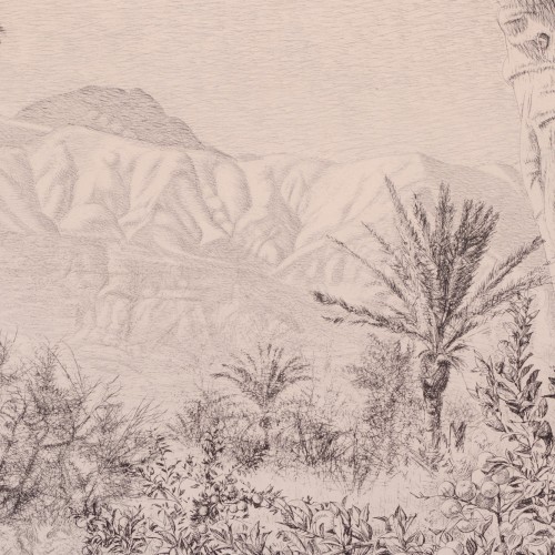 Marrakeši maastik (Vaade Atlase mägedele)