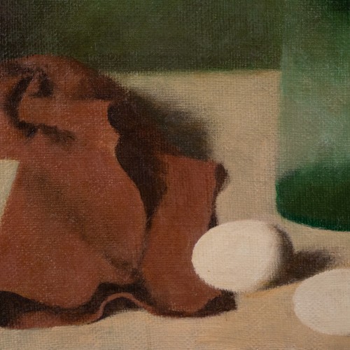 Valged pojengid kahe muna ja kahe greibiga