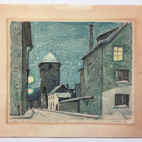 Tallinn. Õhtune tänav vanalinnast XXI