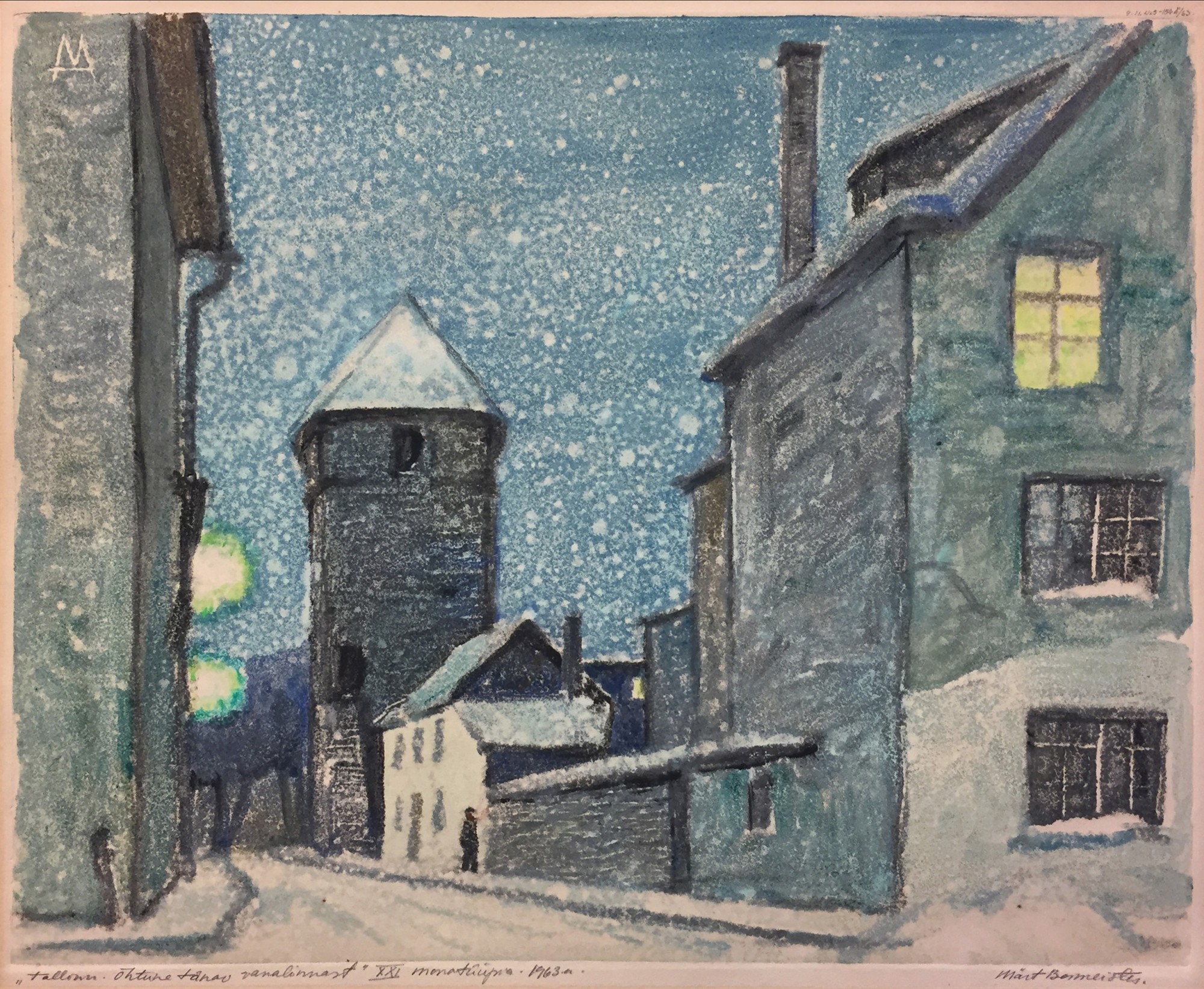 Tallinn. Õhtune tänav vanalinnast XXI