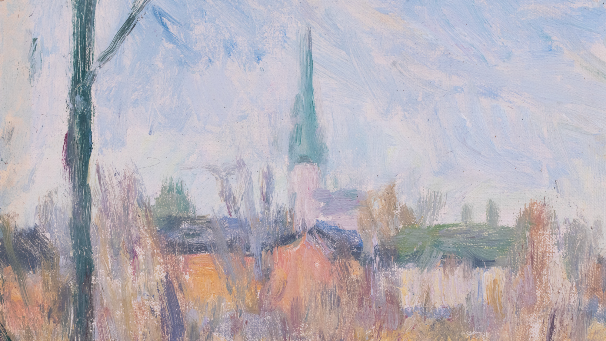 Viljandi vaade kirikutorniga