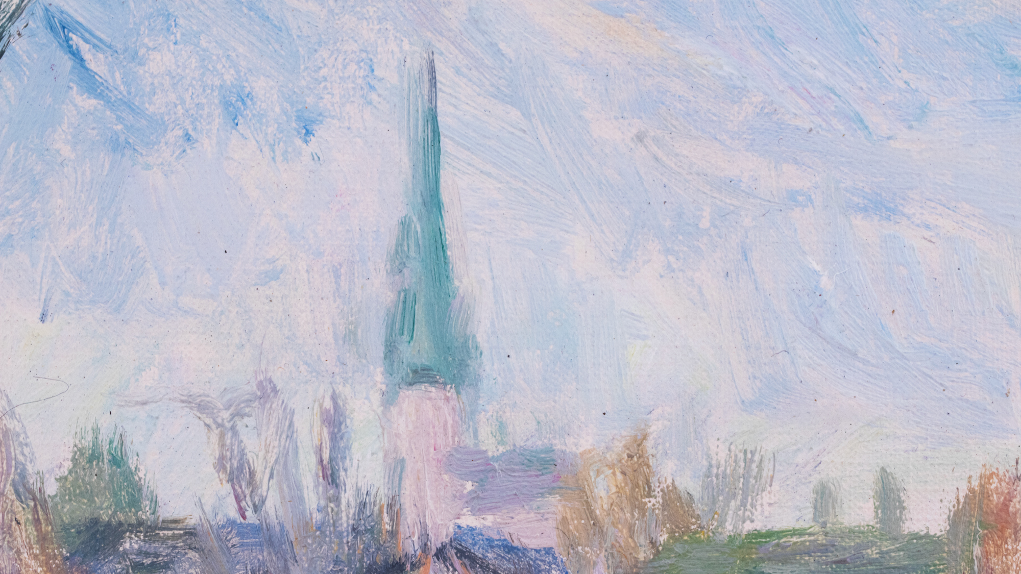 Viljandi vaade kirikutorniga