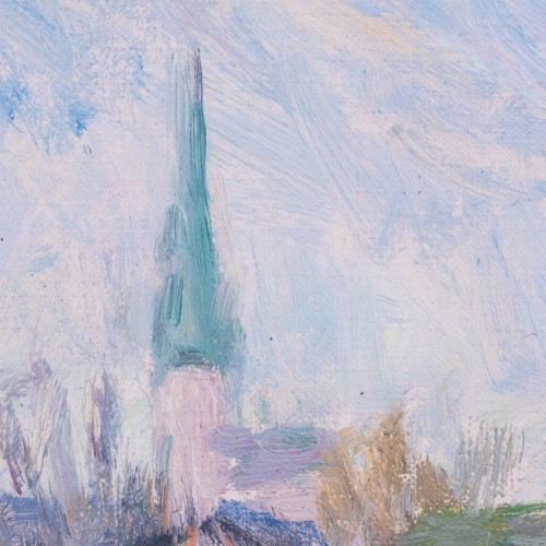 Viljandi vaade kirikutorniga