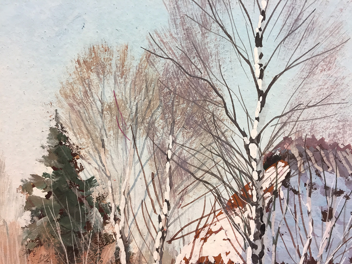 Saanisõitja päikeselisel päeval