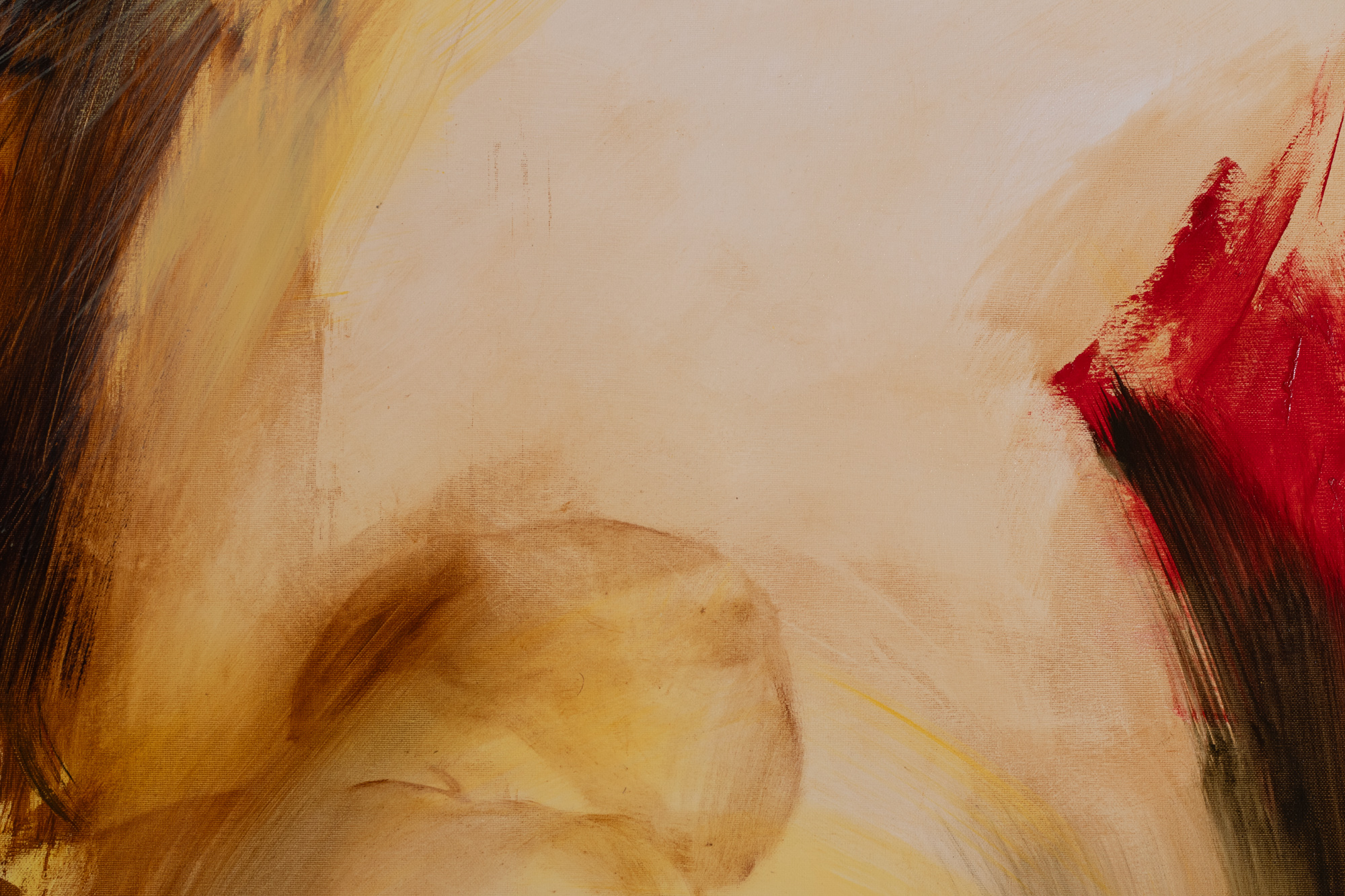 Akt kuldses valguses