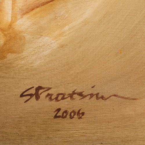 Akt kuldses valguses