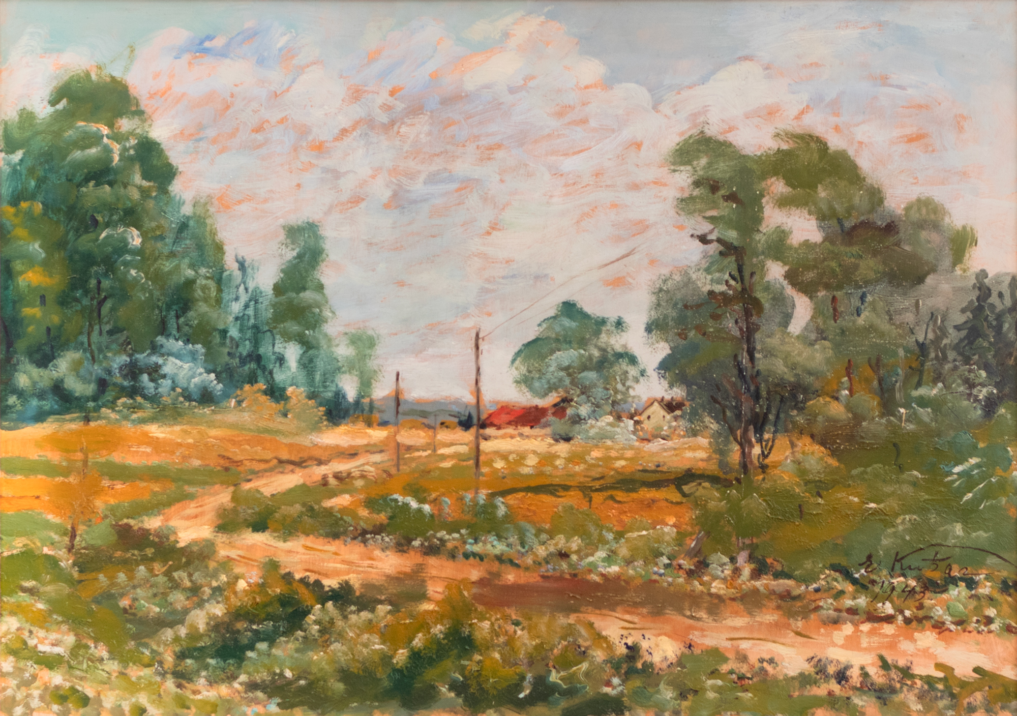 Landscape with Winding Road