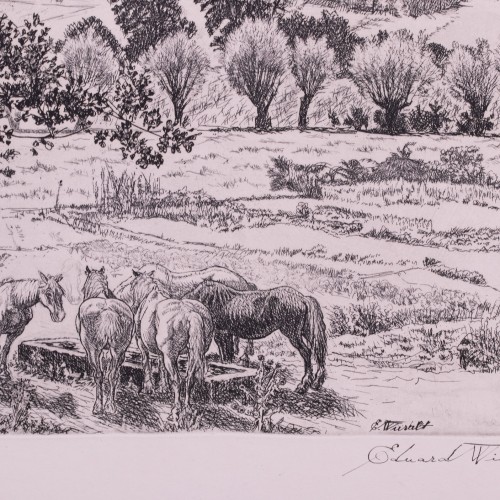 Maastik hobustega (Burgundia maastik)