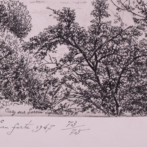 Maastik hobustega (Burgundia maastik)