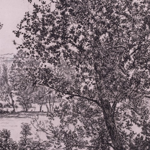 Maastik hobustega (Burgundia maastik)