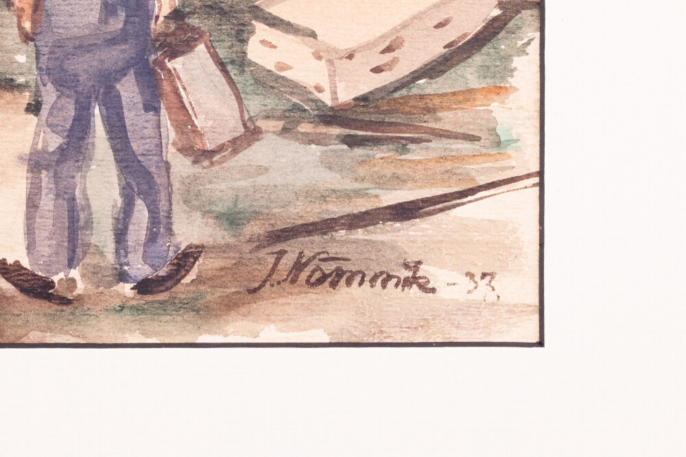 Taluõuel (Kaluriküla vaade)