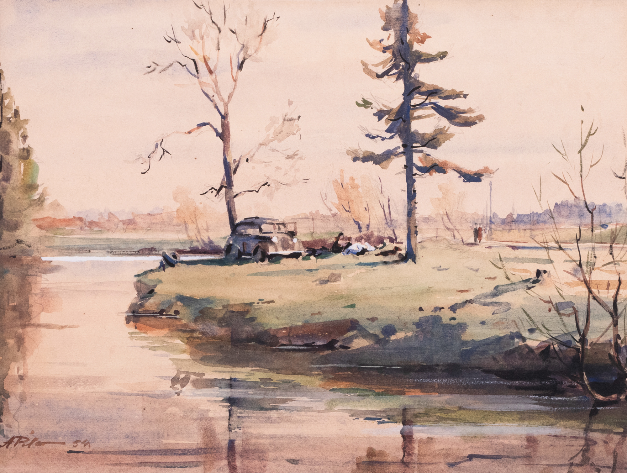 Seltskond jõekäärus