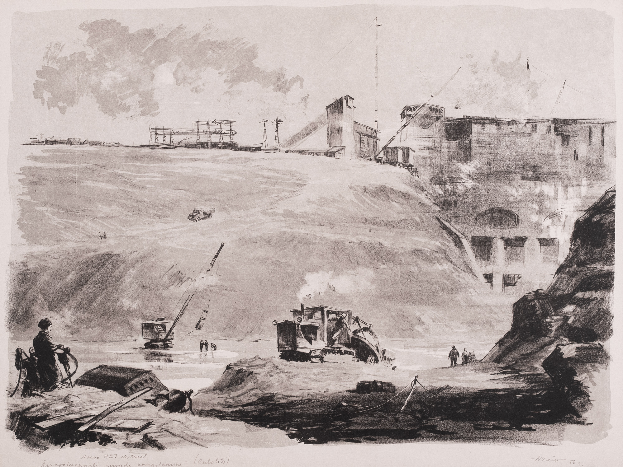 Narva hüdroelektrijaama ehitus