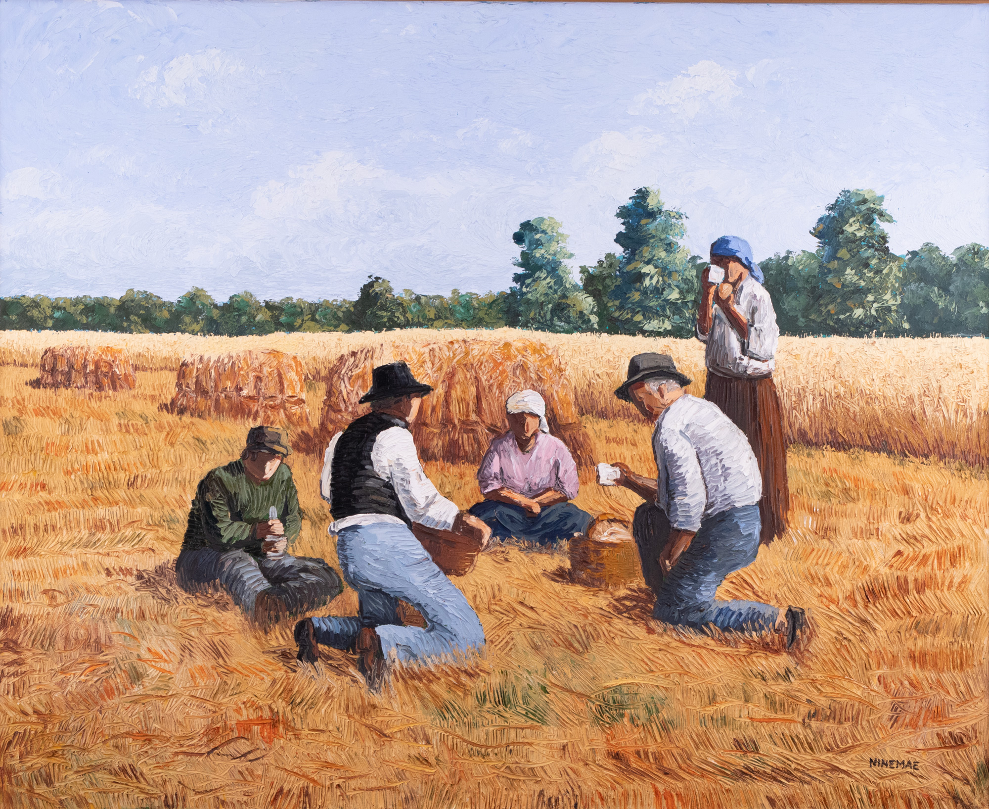 Kohvipaus viljalõikusel