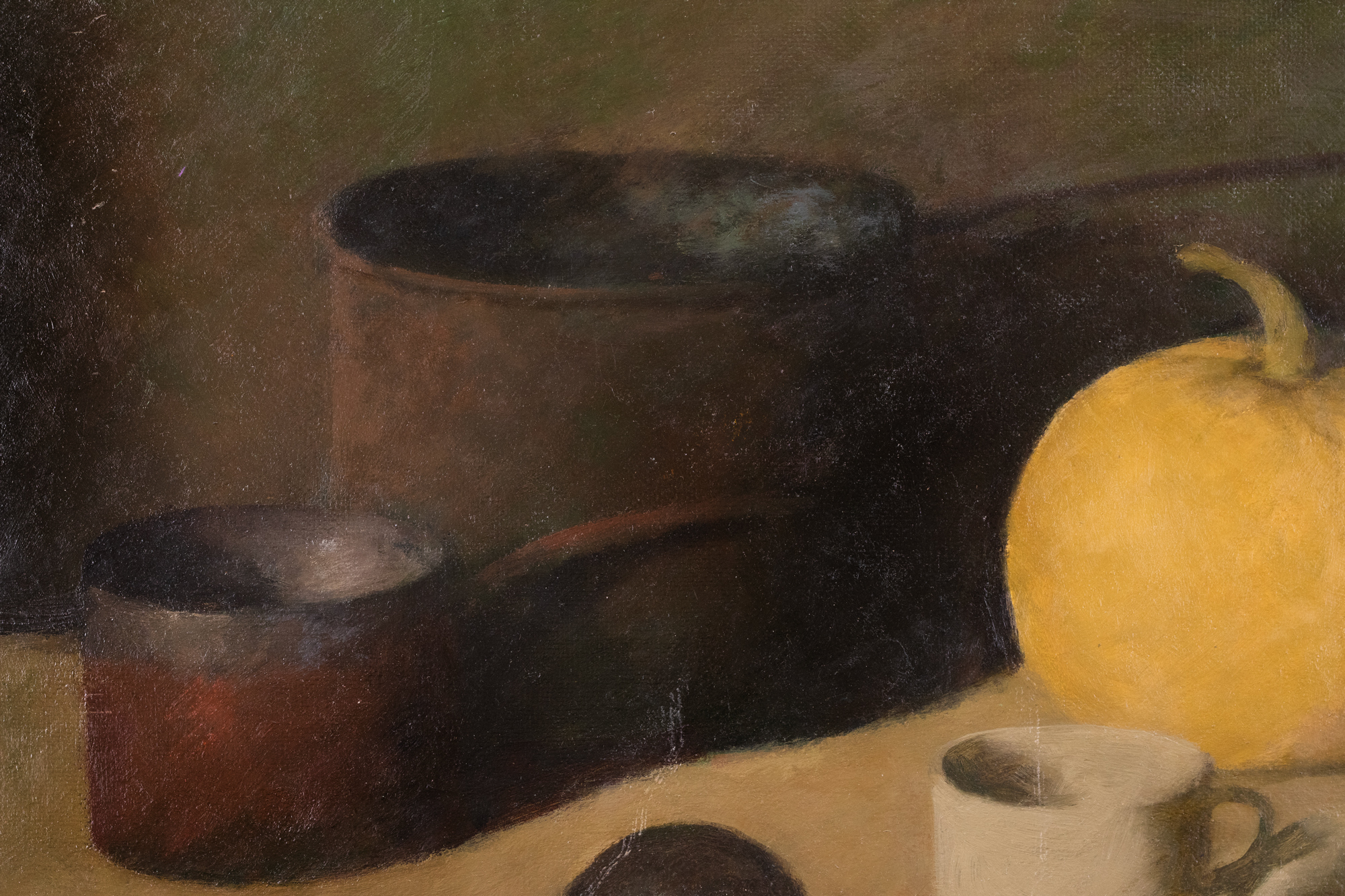 Vaikelu kõrvitsa ja kulbiga