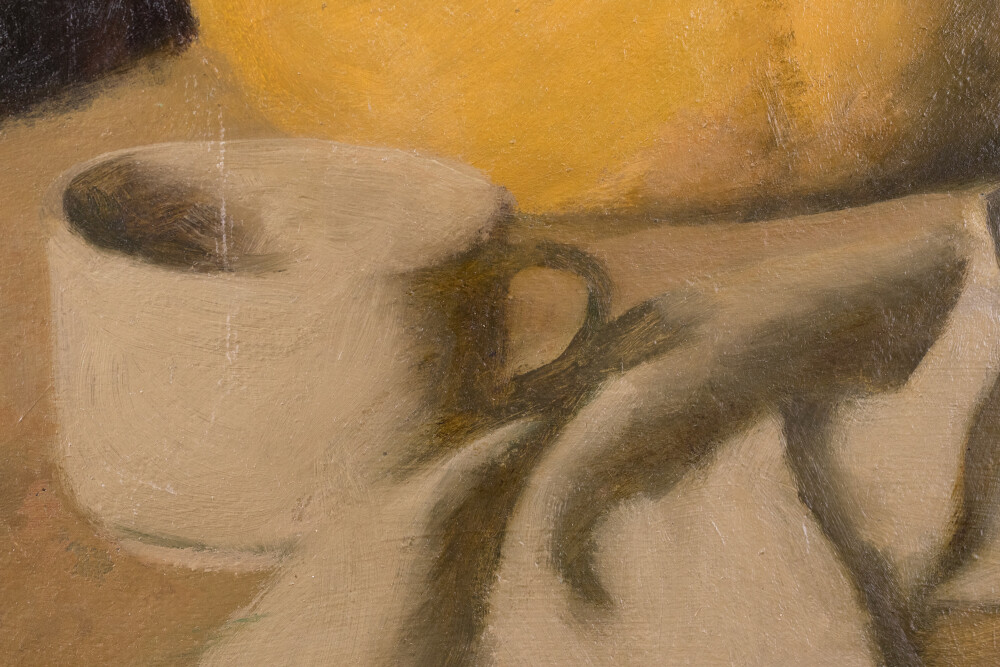 Vaikelu kõrvitsa ja kulbiga