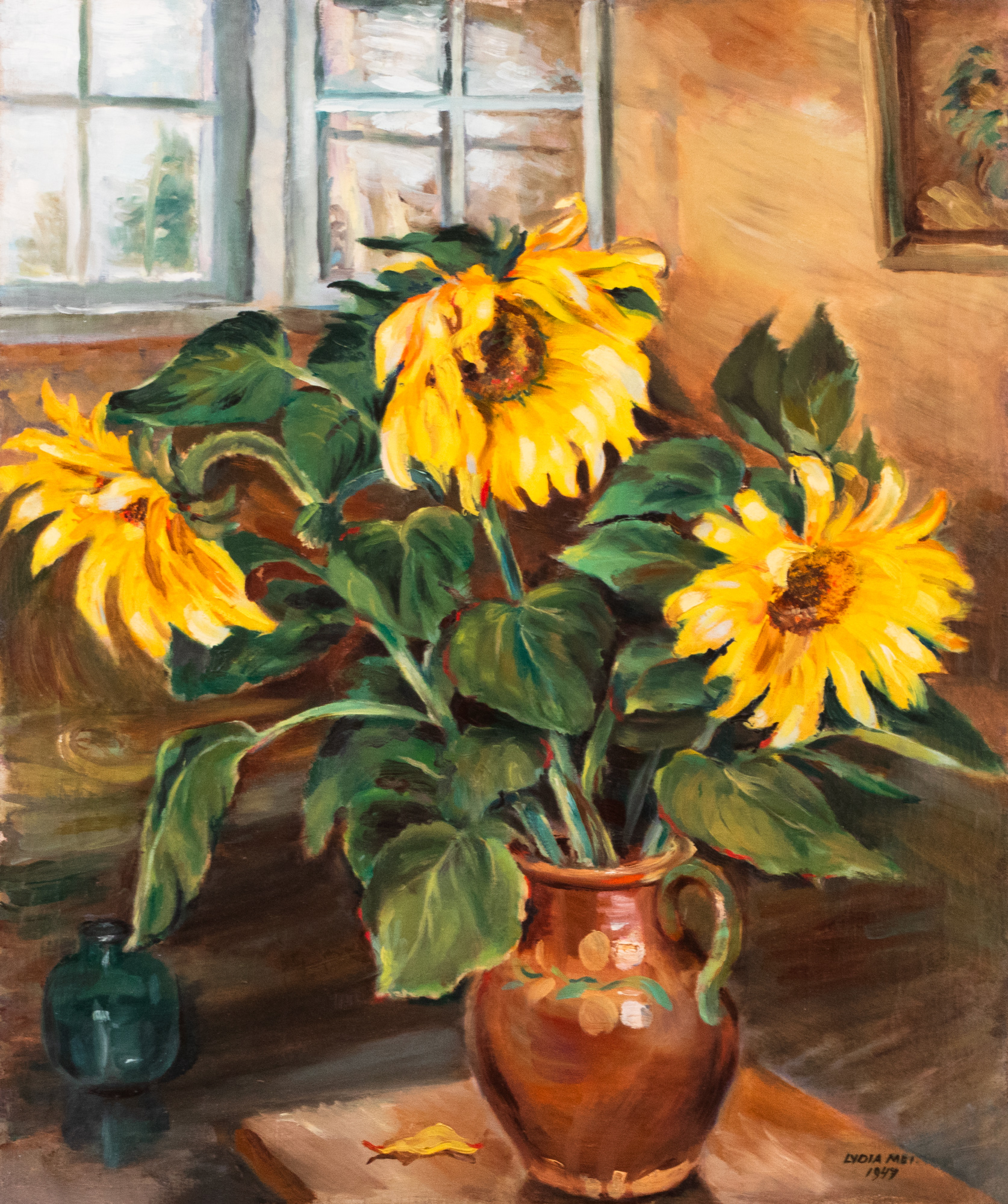 Sunflowers in a Jar