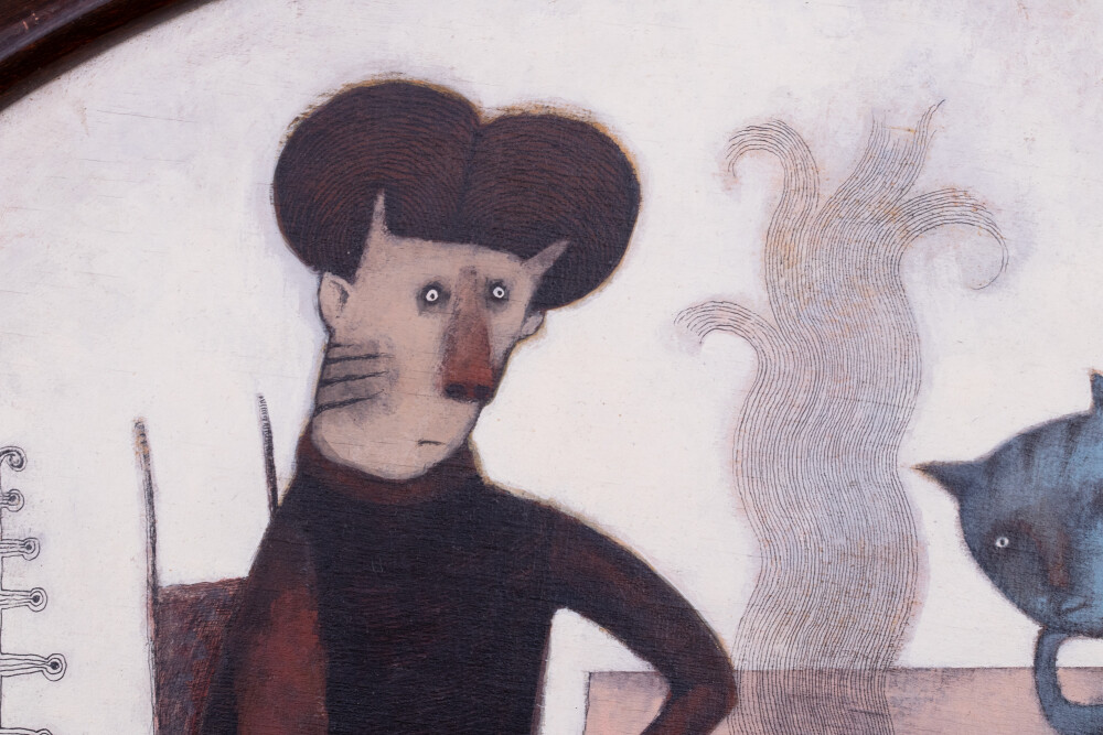 The Imp Eats Soup with a Fork. Just to Be Difficult!