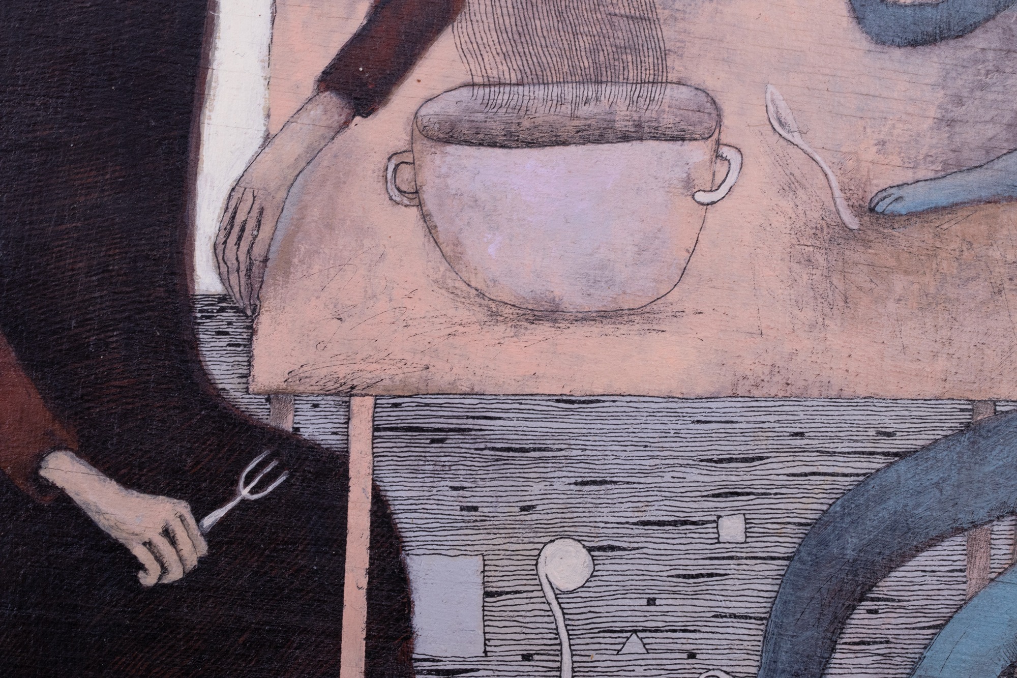 The Imp Eats Soup with a Fork. Just to Be Difficult!