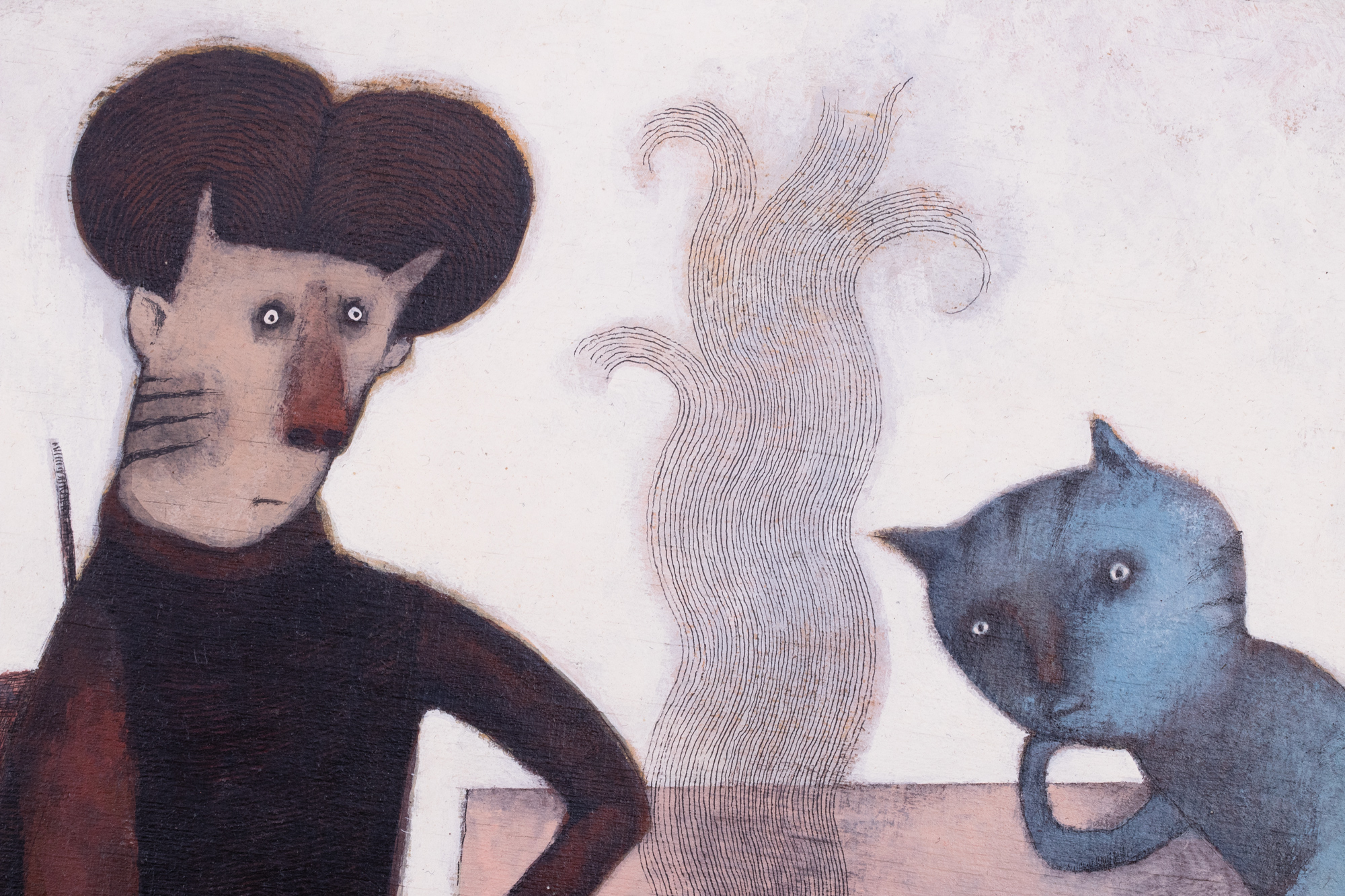 The Imp Eats Soup with a Fork. Just to Be Difficult!