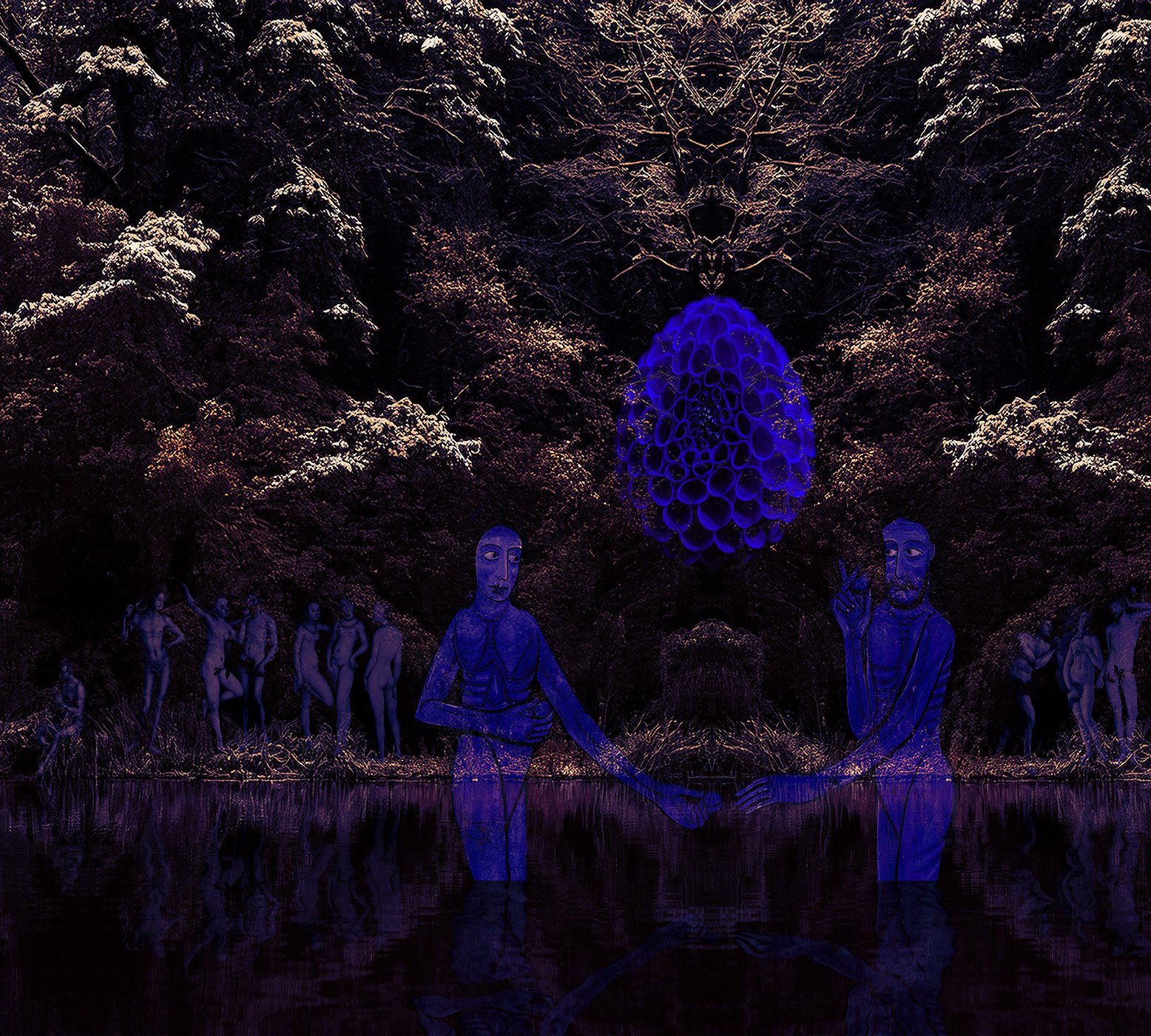 Adam and Eve Begging for Gifts from the Nature