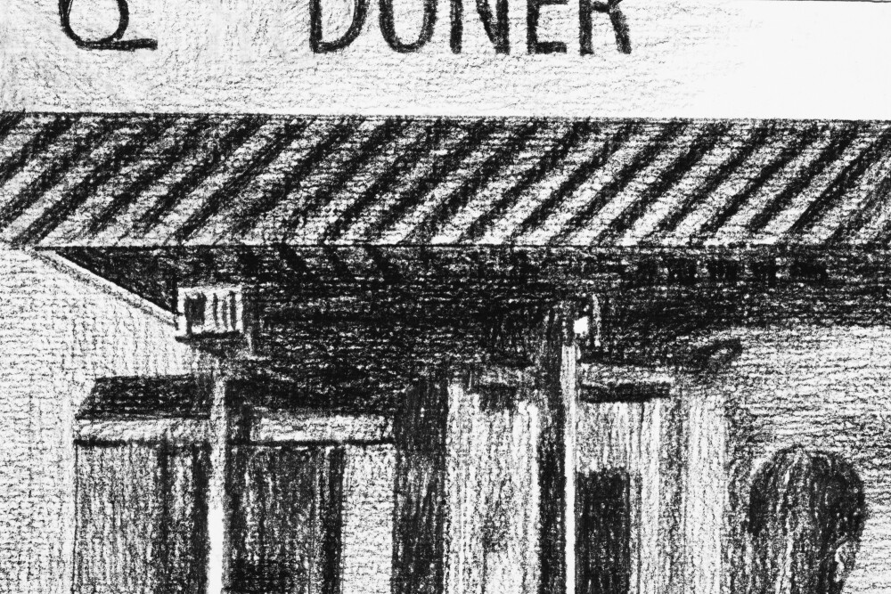 Kebab Stand in Albania