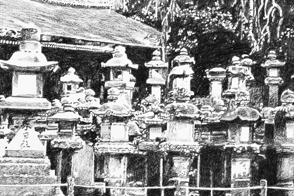 Japanese Stone Lanterns