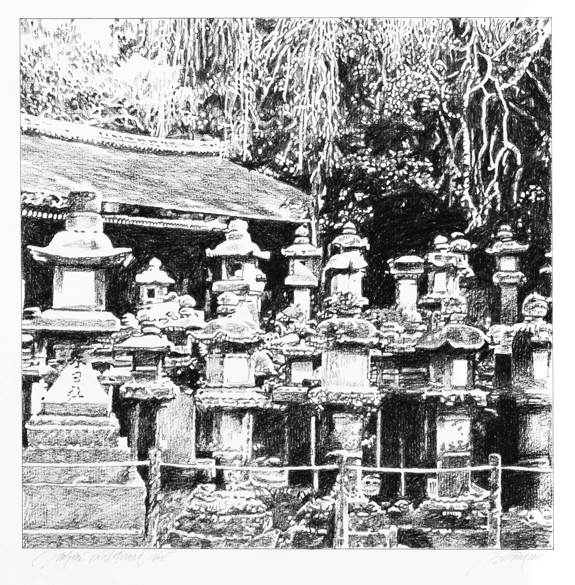 Japanese Stone Lanterns