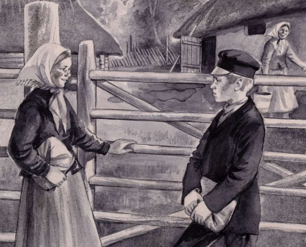 Illustratsioon O. Lutsu teosele