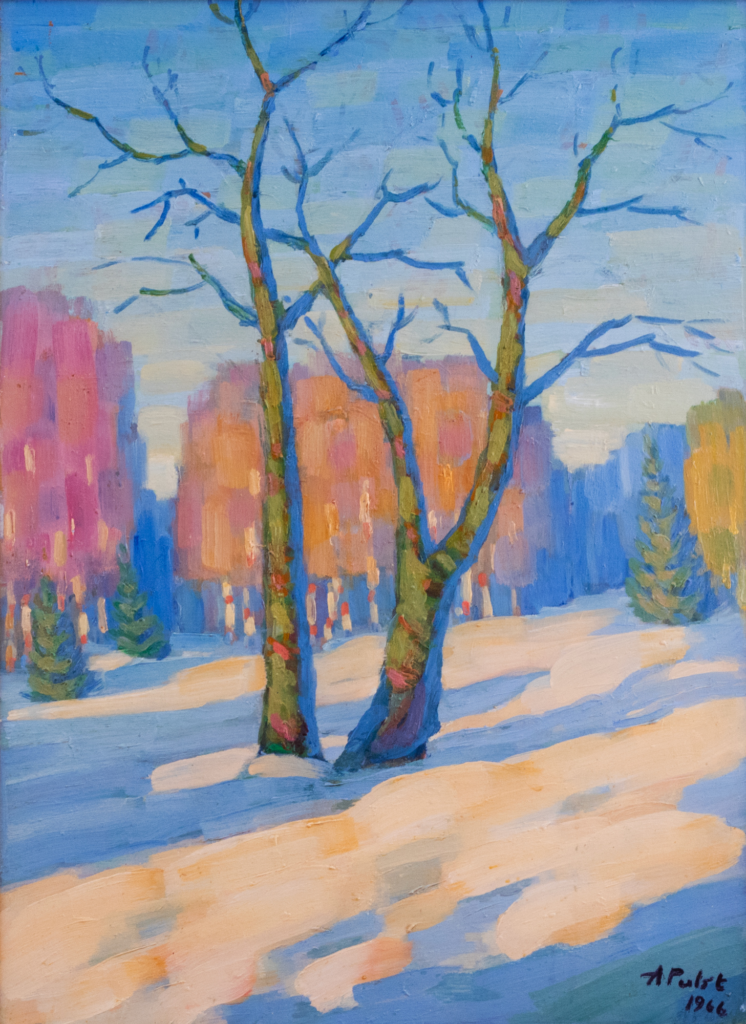 Winter Landscape in Merivälja