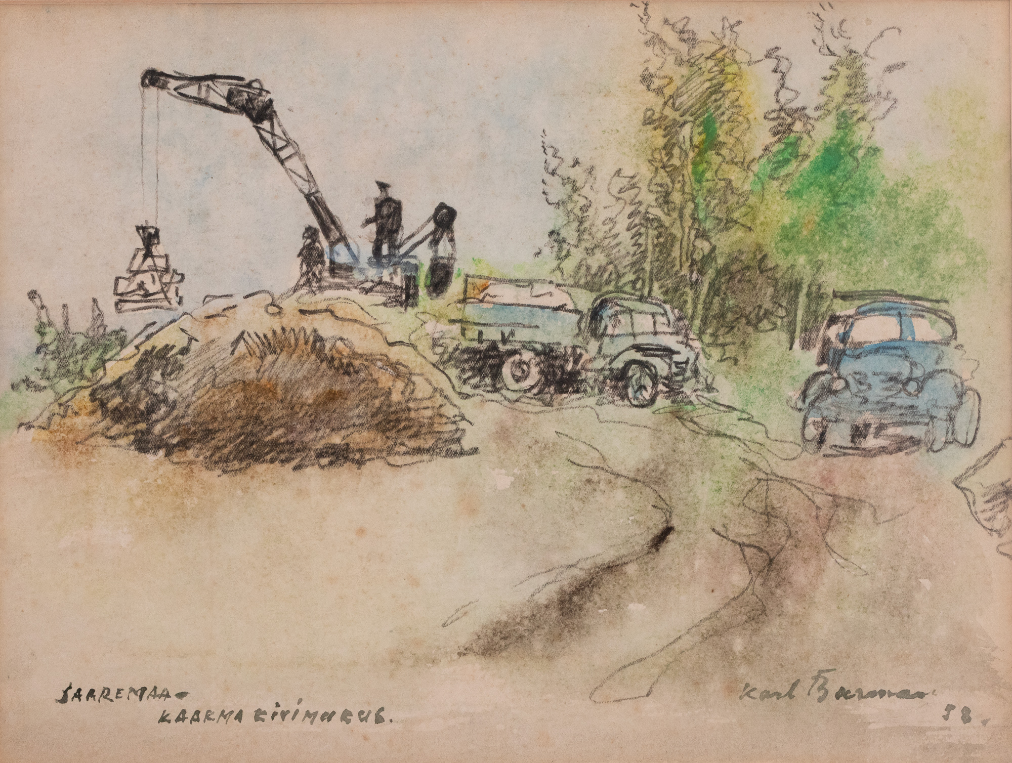 In Kaarma Quarry (Saaremaa)