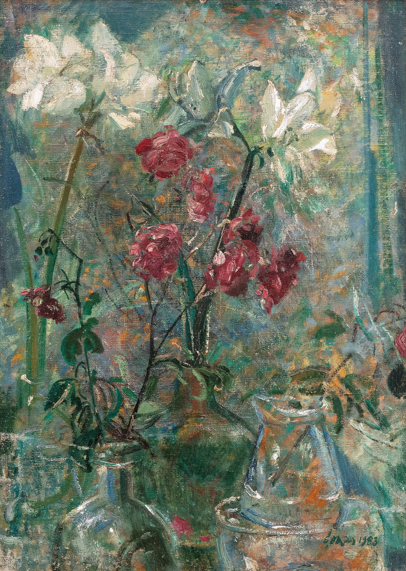 Punased ja valged lilled