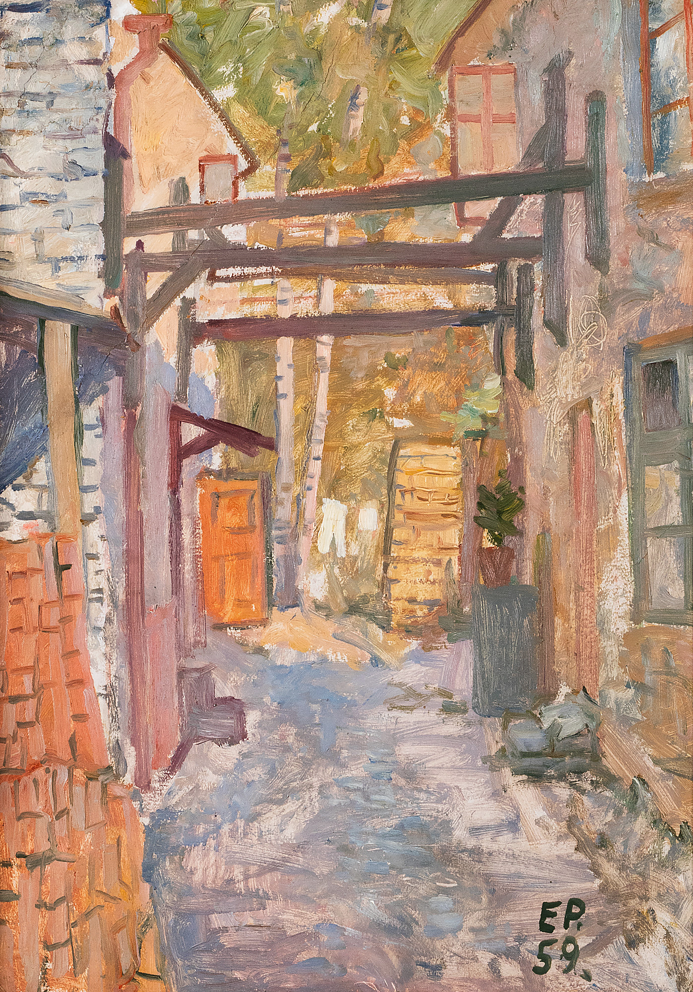 Courtyard in Tallinn's Old Town