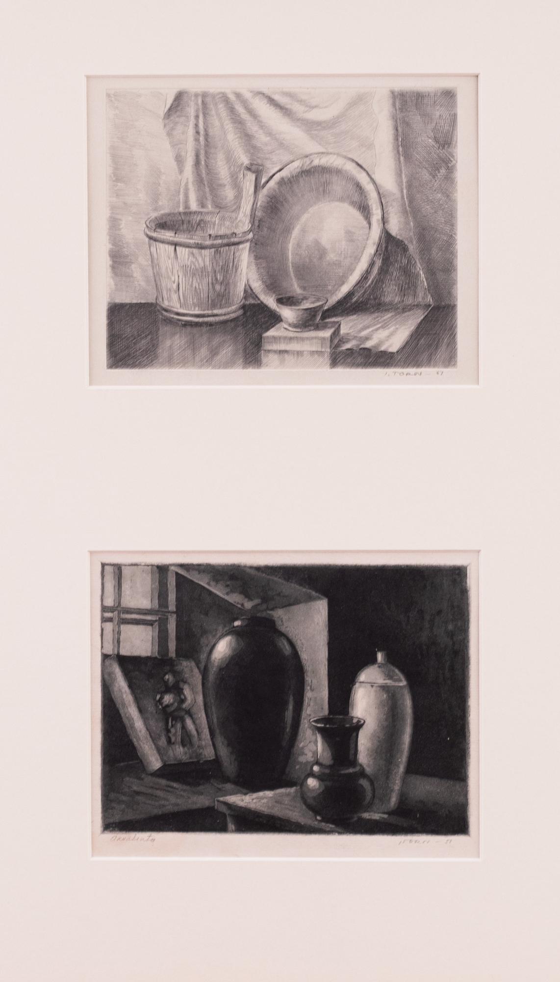 Still Life with a Vase and Still Life with a Wooden Tankard