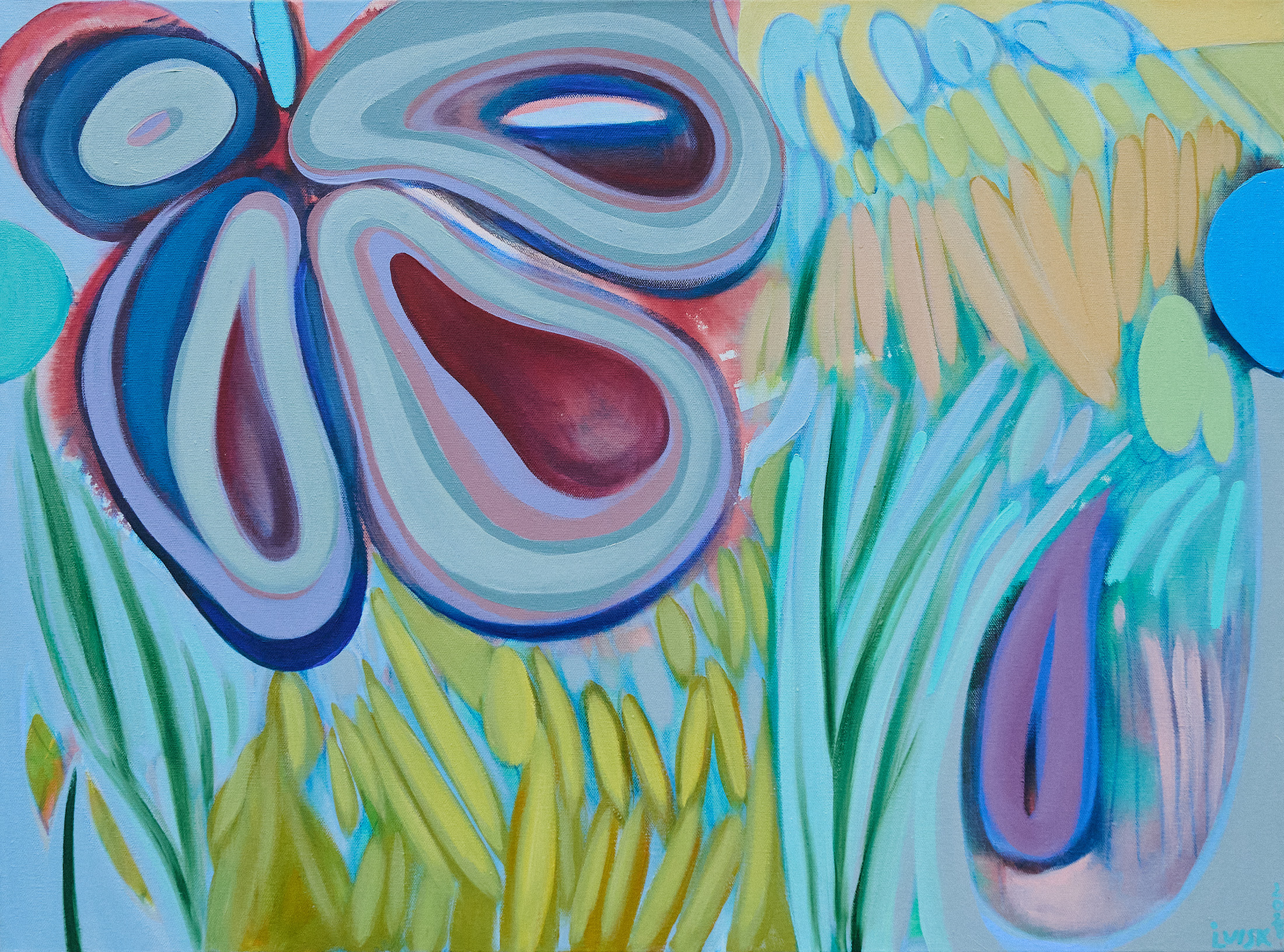 Maastik musta tulbiga