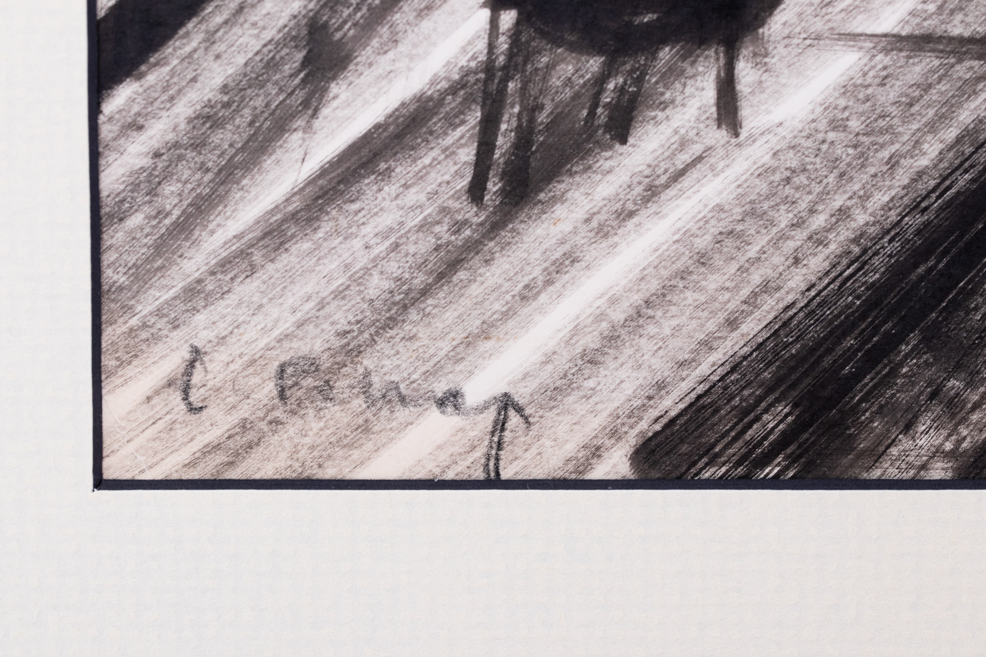 Kaks figuuri interjööris