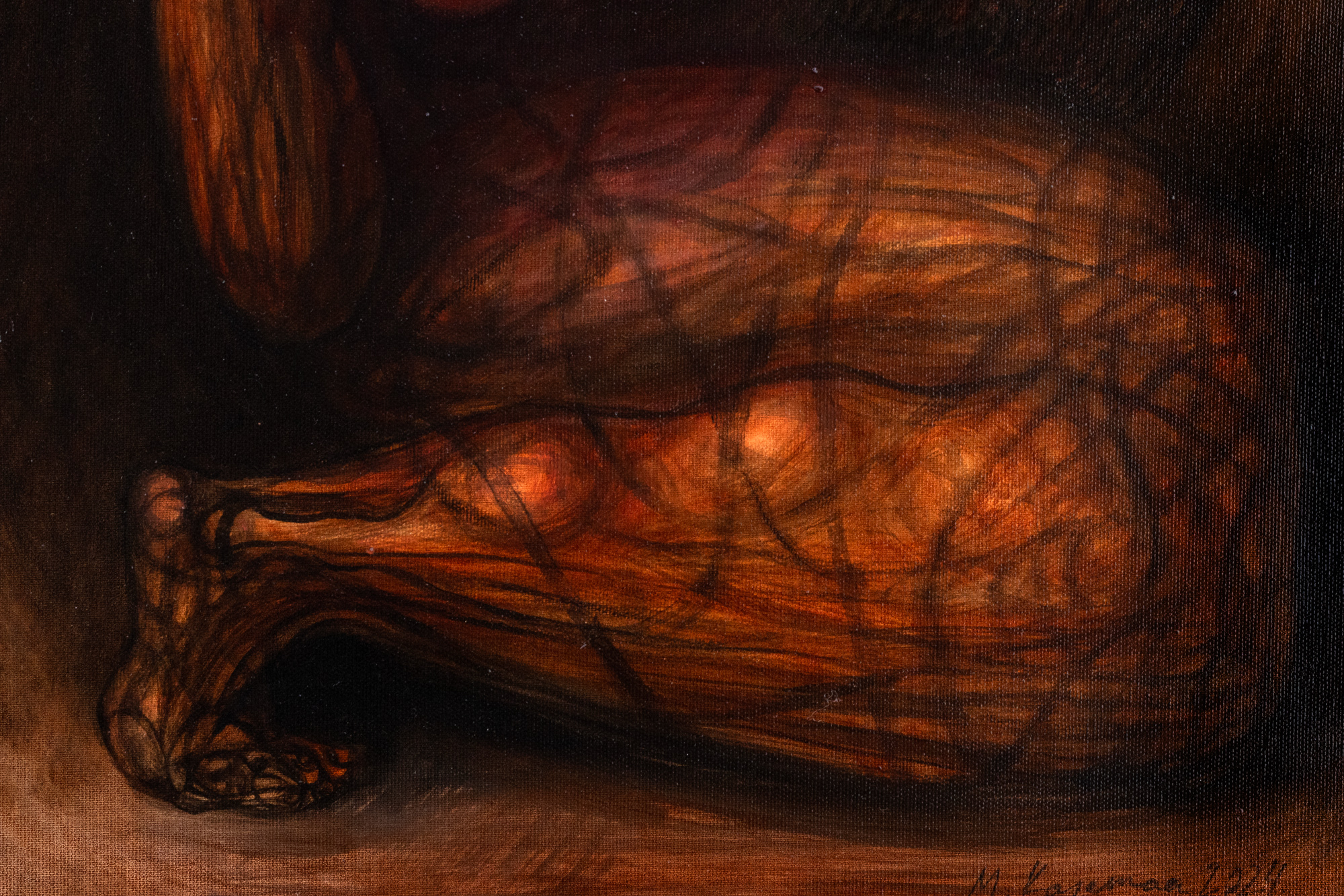 Punakas 6 hõljuva rinnaga