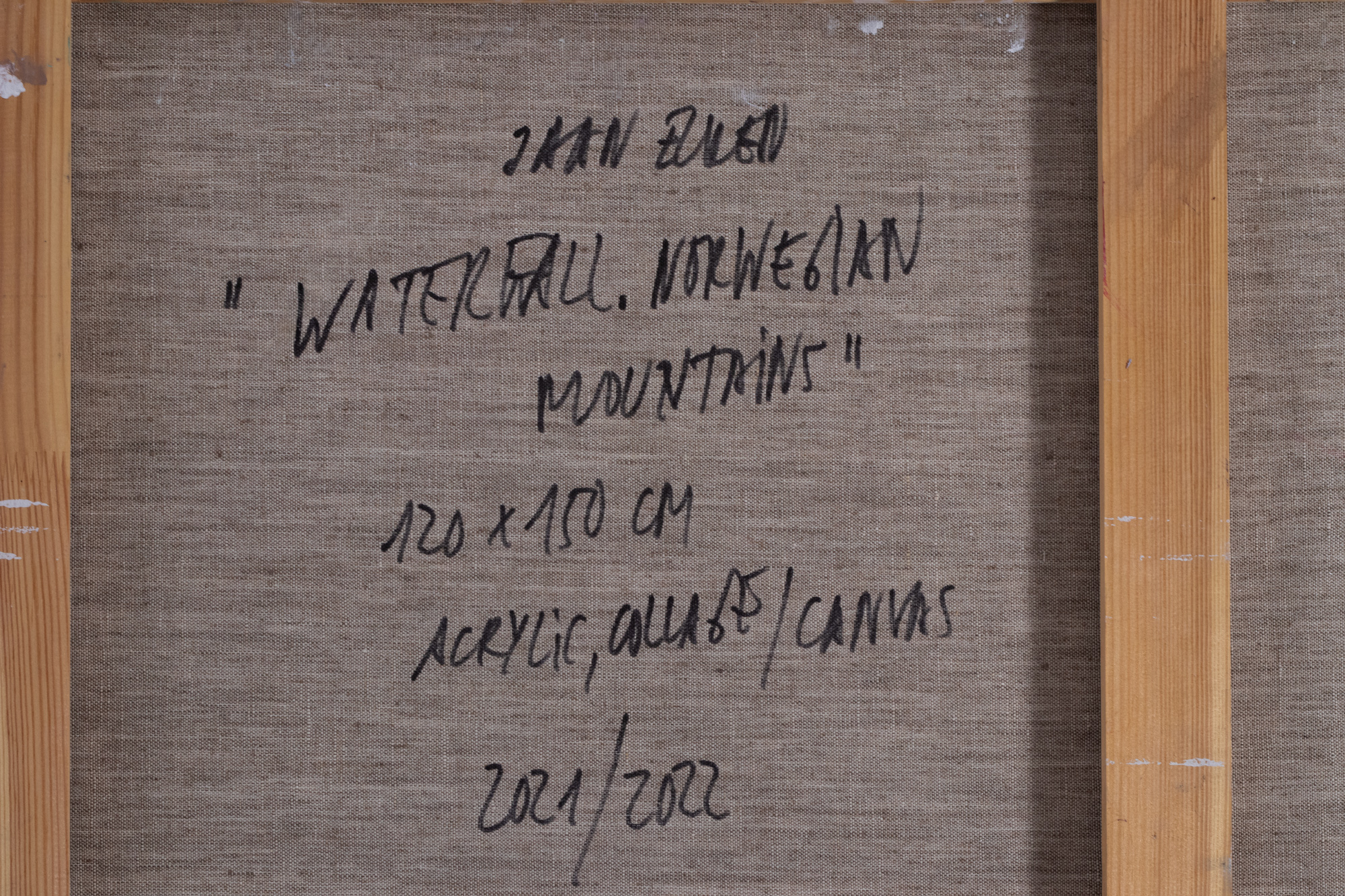 Waterfall. Norwegian Mountains