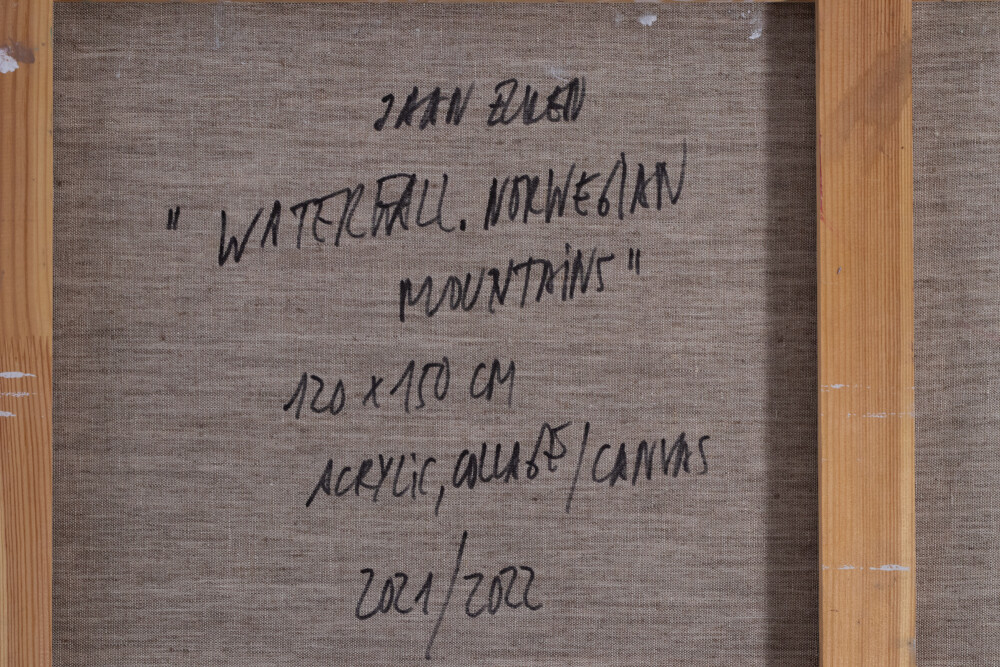 Waterfall. Norwegian Mountains