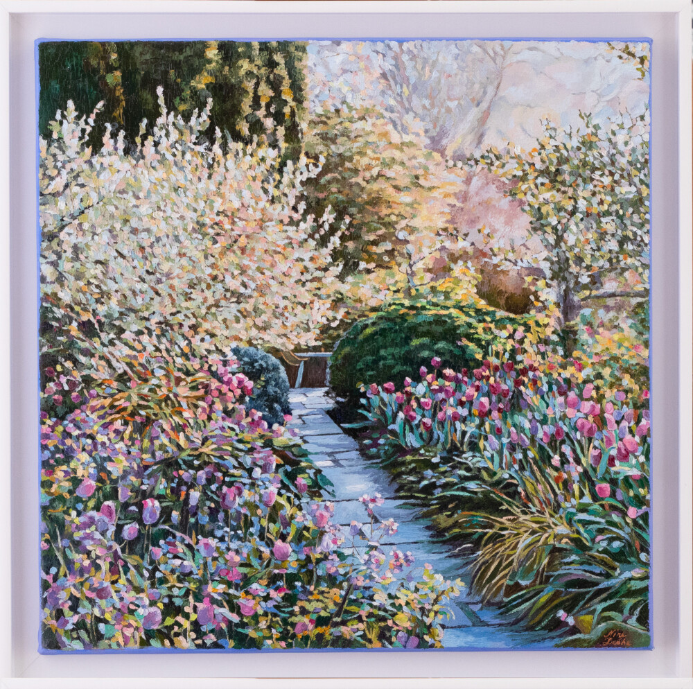 Morning in Monet Garden. Giverny, France